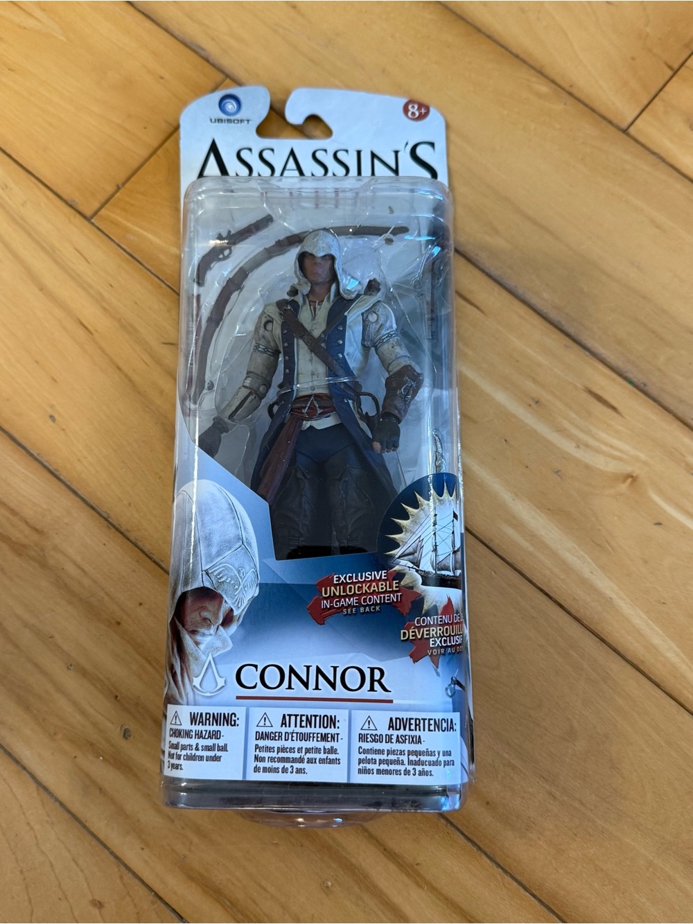 Ubisoft Assassin's Creed Connor Action Figure - White & Blue
